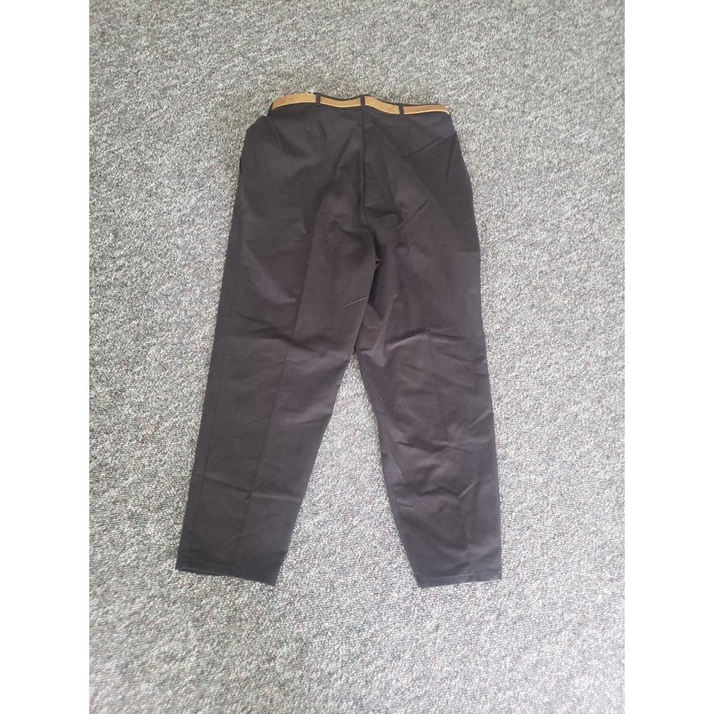 80s/90s Deadstock Chic Trousers with Belt - Picture 2 of 4